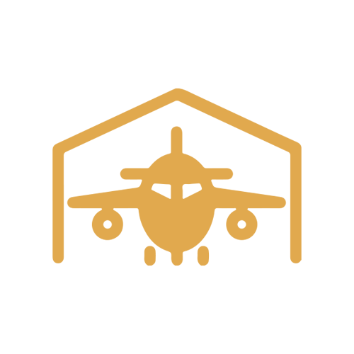 Área de hangar - Estrutura AL Hangar 28